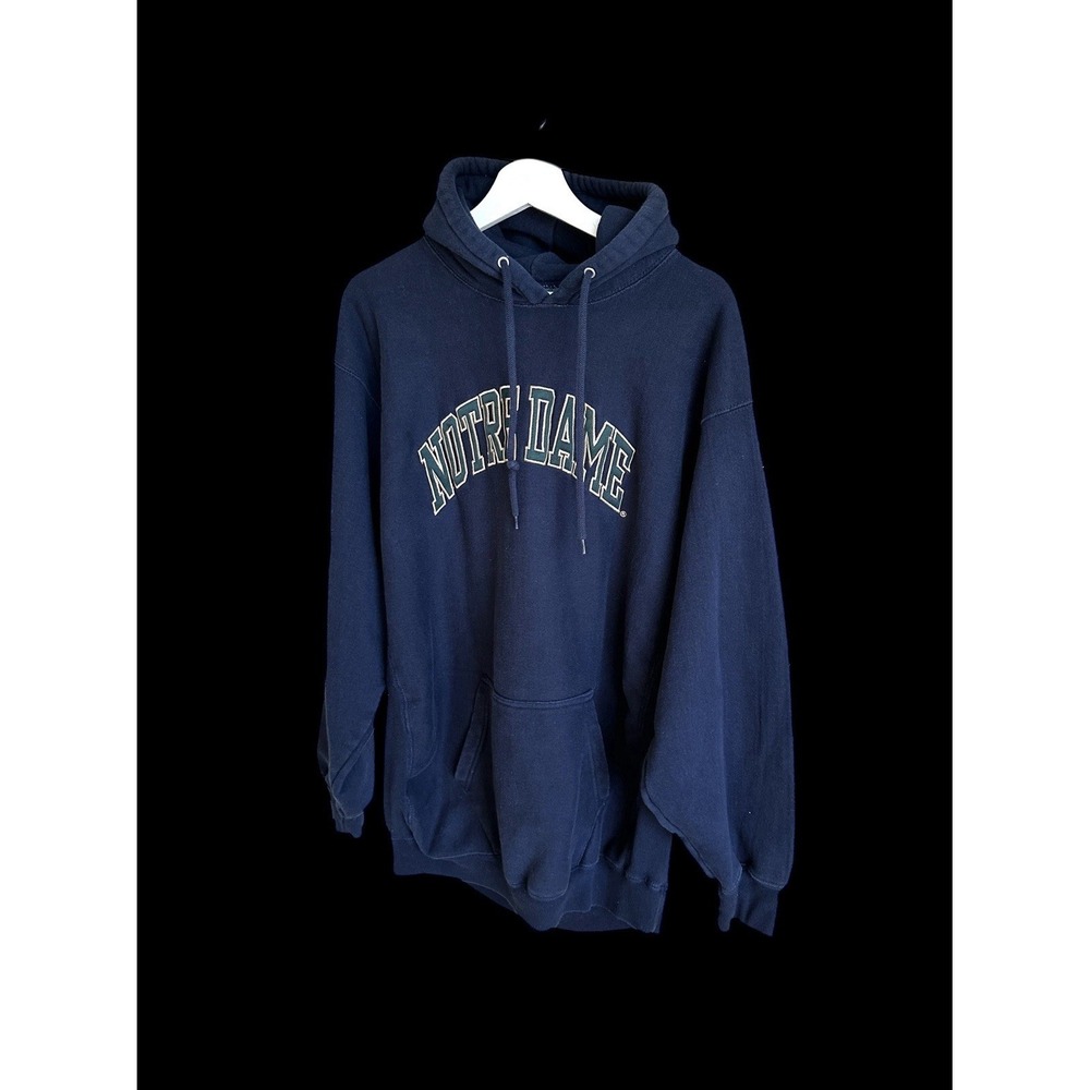 Vintage Notre Dame Fighting Irish Steve & Barry Hoodie XL Pullover Sweatshirt - Picture 5 of 10